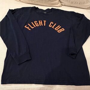 Flight Club Navy Long Long Sleeve Shirt